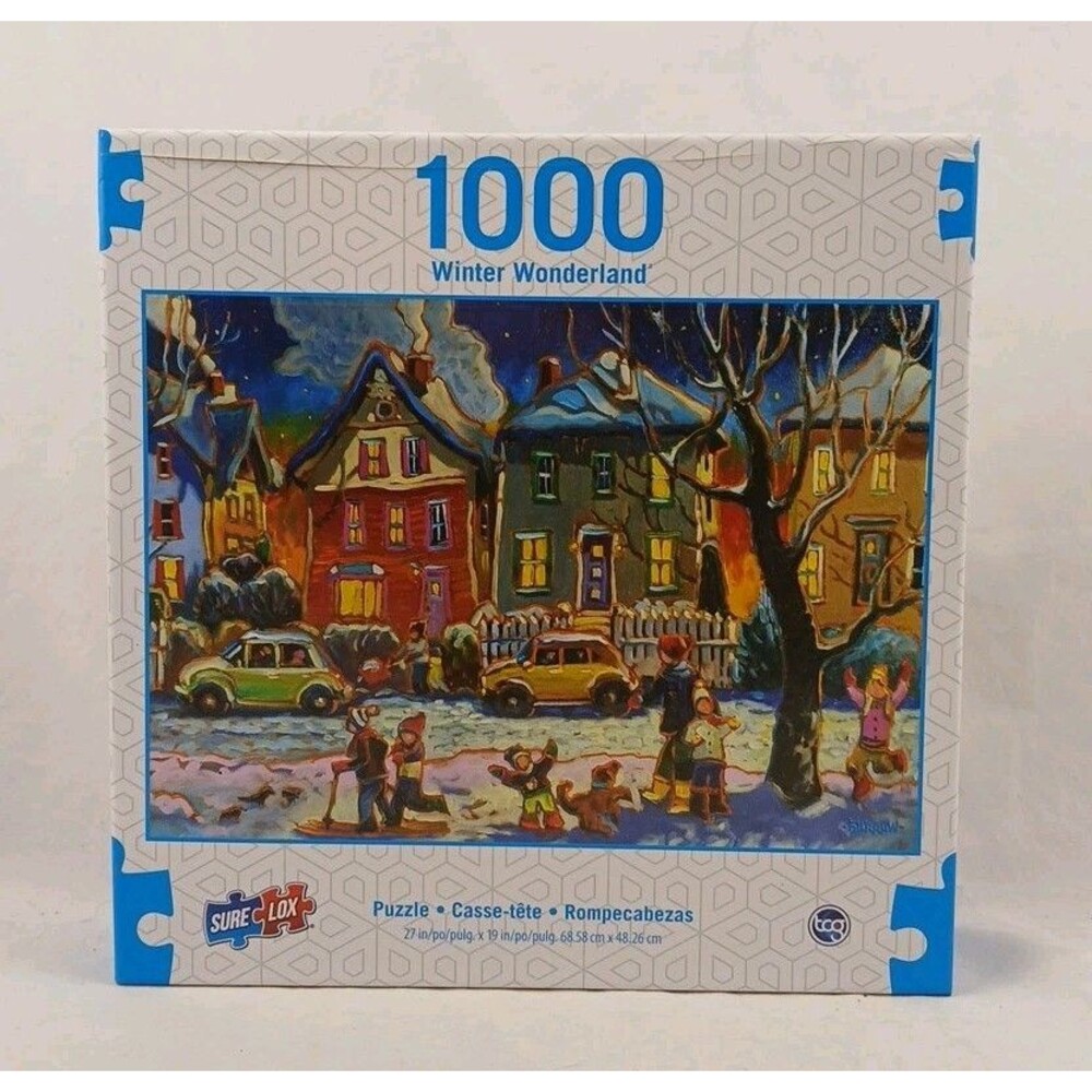 TCG Sure-Lox 1000 Piece Jigsaw Puzzle-"Winter Wonderland"-NEW/SEALED!